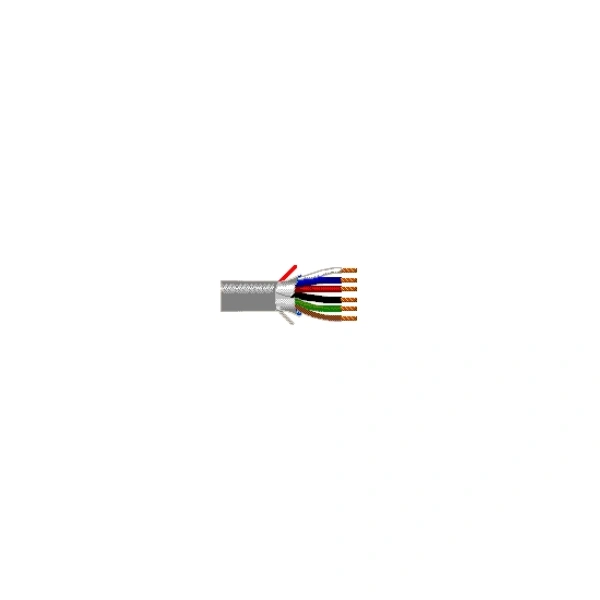 BELDEN Cable 6 Conductores, 22 AWG Gris (precio por bobina de 305