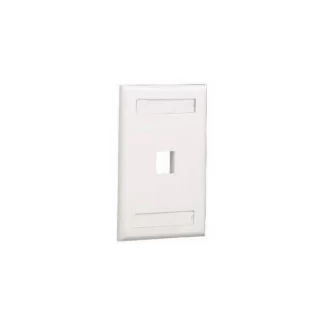 Placa de Pared para 1 Puerto Keystone...