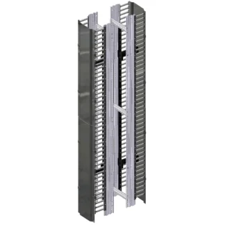Belden – Organizador vertical  6″ de alta densidad Doble