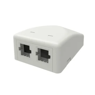 Caja de montaje universal para superficies 2 puertos...