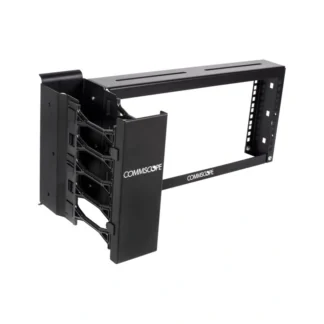 Mini-rack 4U con mini organizador vertical