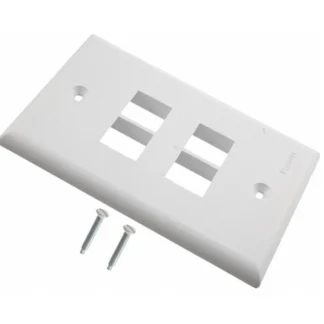Panduit – Placa frontal NetKey™ 4 Puertos...