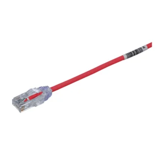 Panduit – Cordón de parcheo delgado Rojo 90...