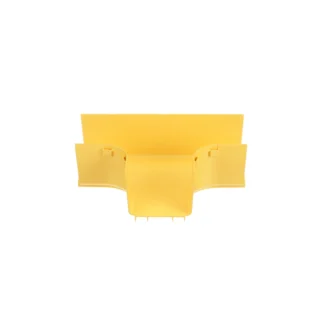 Conexión en T horizontal FiberRunner™ 90° 4×4 pg amarillo