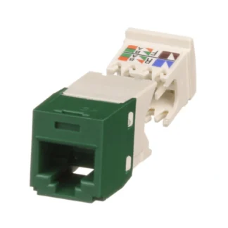 Panduit – Jack modular Giga-TX Cat 6 Verde