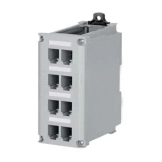 Panel de Parcheo Modular Blindado para Riel DIN