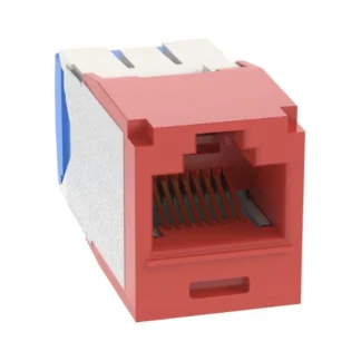 Panduit – Jack Cat 6A UTP Mini-Com™ Rojo