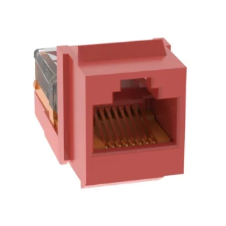 Panduit – 1-Puerto Jack Cat 5E Rojo