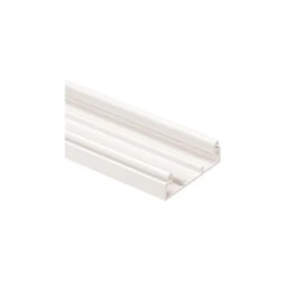 Base para canaleta T-45 PVC Blanco 2.4 M