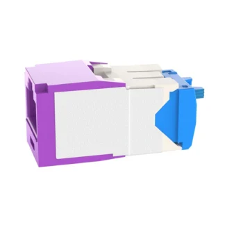 Panduit – Puerto Jack RJ45 Cat 6A Violeta