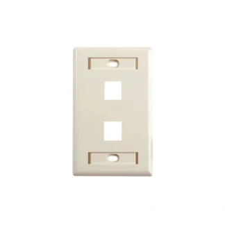 Belden – Placa de pared 2 Puertos Almendra
