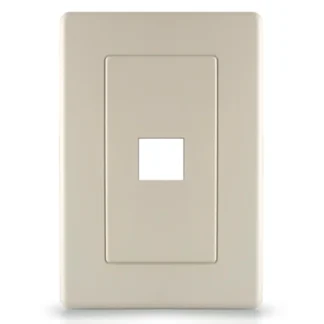 Belden – Placa de Pared 1 Puerto Gris