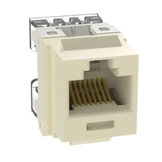Panduit – Conector Jack RJ45 Cat 5E Marfil