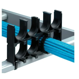 Panduit – Espaciador de cables apilable Negro