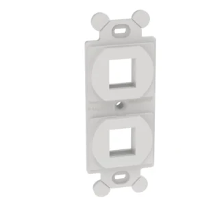 Panduit – Marco modular dúplex 2 Puertos Blanco