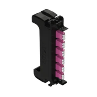 Belden – Casete de fibra 6 x LC dúplex OM3 Violeta