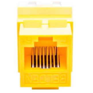 Belden – Conector Jack RJ45 Cat 6 Amarillo
