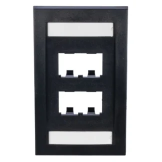 Panduit – Placa frontal estilo ejecutivo Negro...