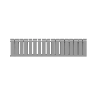 Panduit – Canaleta ranurada tipo F 2 Mts Gris