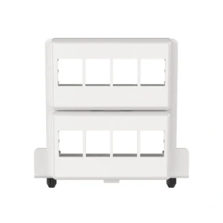 Panduit – Panel de parcheo de 8 puertos Blanco