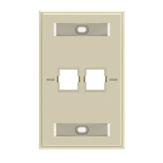 Commscope – Placa de interface 2 Puertos Marfil