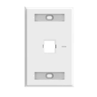 Commscope – Placa de interface de 1 Puerto Color Blanco