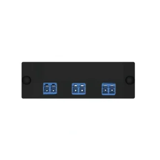Panduit – Placa fibra tipo FAP 3 conectores...