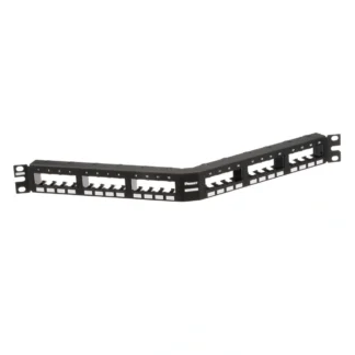 Panduit – Panel de parcheo angulado de 24 puertos...